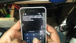 Nokia lumia 635 T-mobile unlock code error/code no