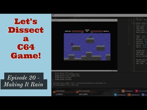 Lets Dissect a Commodore 64 Game! - Episode 20 - Making It Rain - 10/01/2020