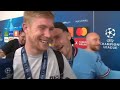 Jack grealish interrupting Kevin De bruyne interview after winning the champions league