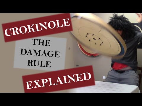 Crokinole The Damage Rule Explained