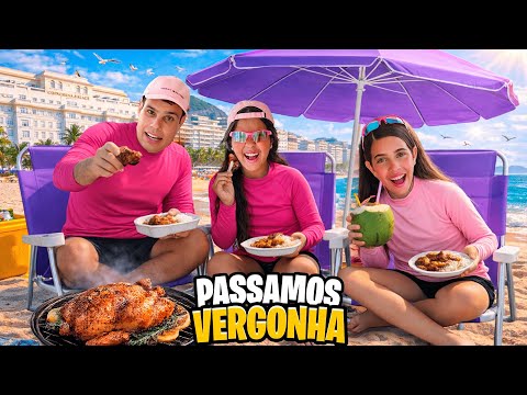 A picnic on Rio de Janeiro's most famous beach *Were they embarrassed?