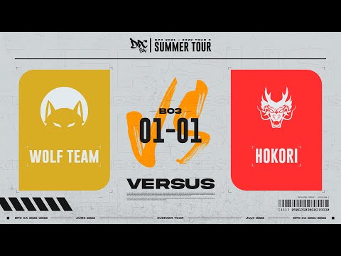 Wolf Team vs Hokori | Game 3 | SA DPC Division 1 | Snare & Bowie