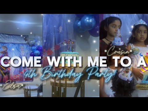 Come To My Little Cousin’s 4th Elsa Themed Birthday Party! • Saira Selva💖