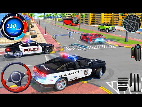 Police Car Chase Simulator 3D Game - Real Cop Cars Driving Simulator 2025 - Android GamePlay
