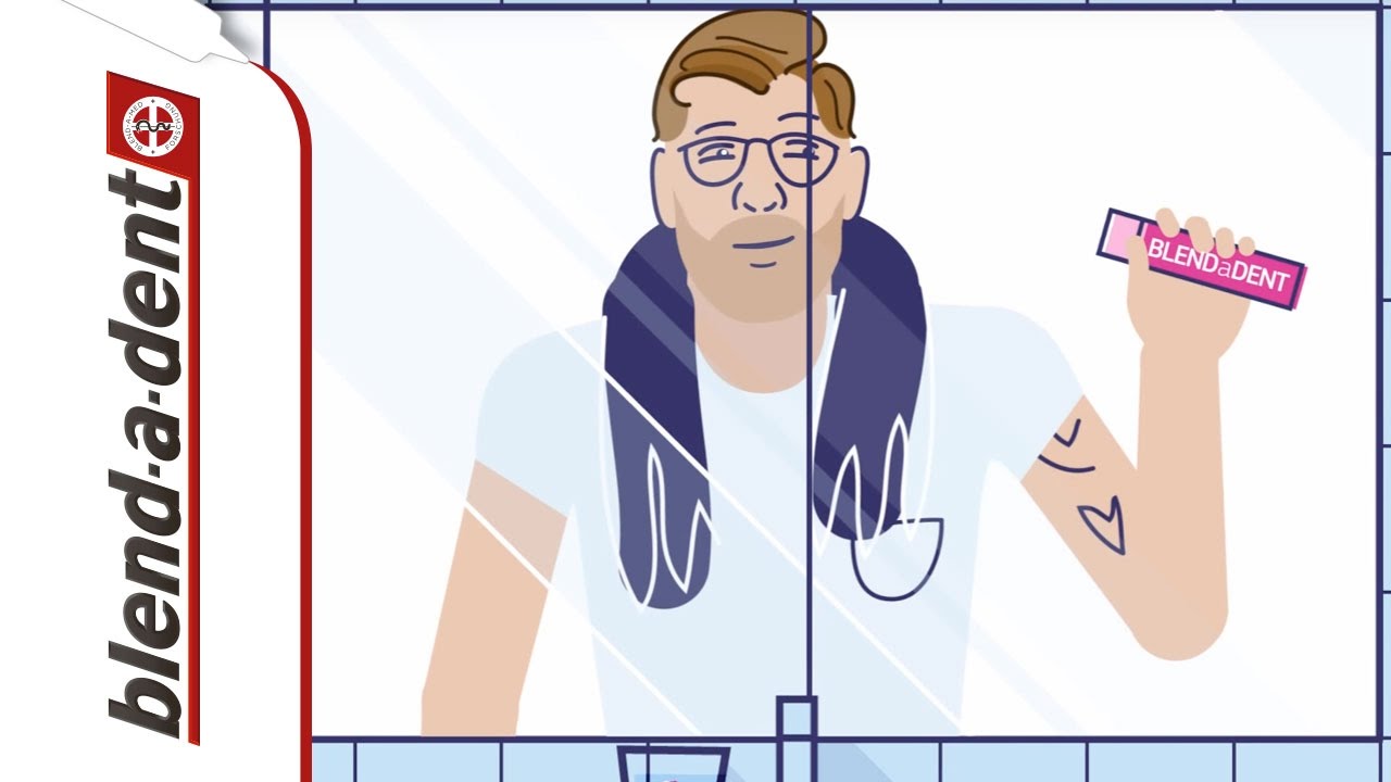 Jak nakładać klej do protez Blend-a-dent | Blend-a-dent
