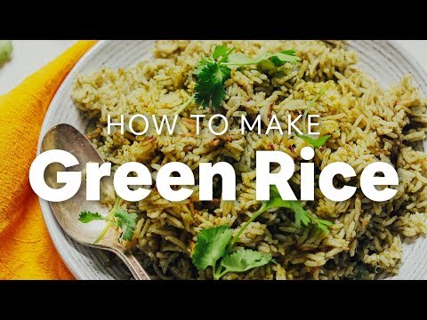How to Make Green Rice | Minimalist Baker Recipes