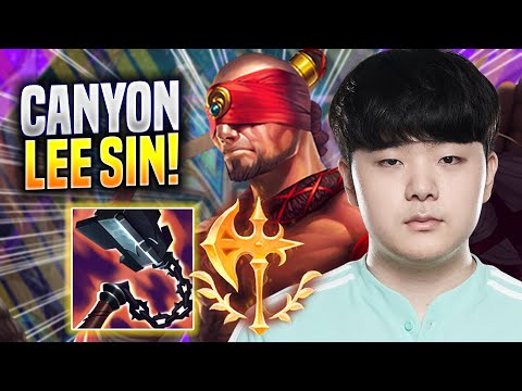 CANYON SHOWTIME WITH LEE SIN! - DK Canyon Plays Lee Sin JUNGLE vs Elise! | Season 2023