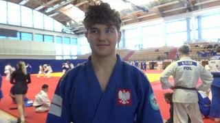 Jakub Kobyliński z Akademii Judo Poznań pod wrażeniem campu, który odbył się w hali UAM na Morasku