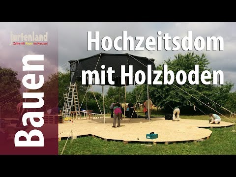 Jurtendom mit Holzboden - Jurtenland