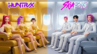 Download lagu KPOP Demon Hunters: Gold vs Silver From Huntrix vs Saja Boys in Airplane! | SAJA Boys x Huntrix mp3