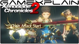 Xenoblade Chronicles 2 - Fighting the Nomad Rhinon & Cunning Saggie Gameplay (Direct Feed)