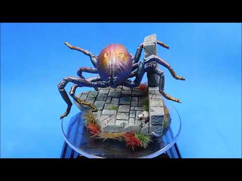 Spider Serum and Chameleon Paints tutorial painting a Great Spider - Shelob