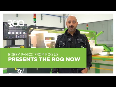 Bobby Panico presents the ROQ NOW - A 100% digital printing machine, optimized for web-to-print.
