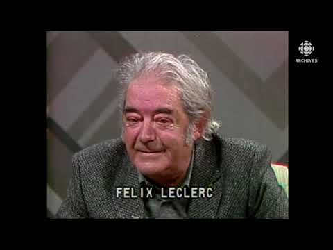 Félix Leclerc en entrevue avec Denise Bombardier en 1981