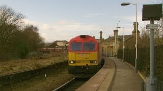 preview picture of video 'Half an Hour at (25) - Earlestown Station 15.3.2014 Newton le Willows Class 60 142 150 156 175'