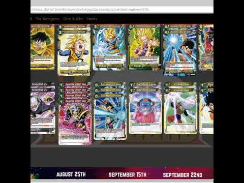 DBS - Baby Vegeta Deck Profile! Top 4/top 8! Swap!