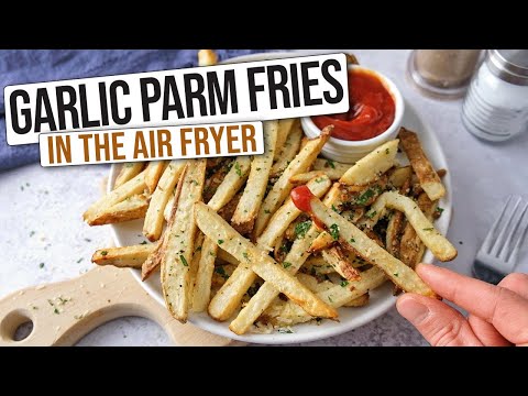Tasty Air Fryer Garlic Parmesan Fries [Crispy & Easy]