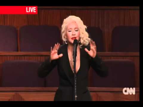 Christina Aguilera - At Last - Live @ Etta James Funeral [HQ]