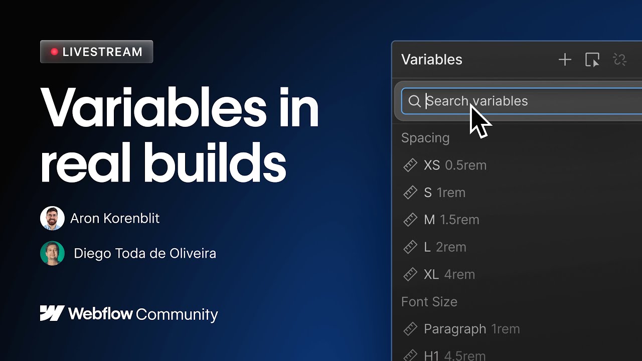 Pretty & simple: how to use Webflow variables in client builds
