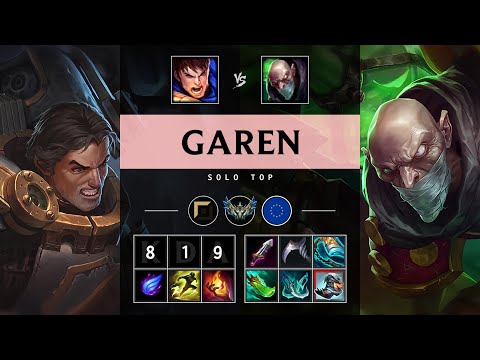 Garen Top vs Singed - EUW Challenger Patch 25.18