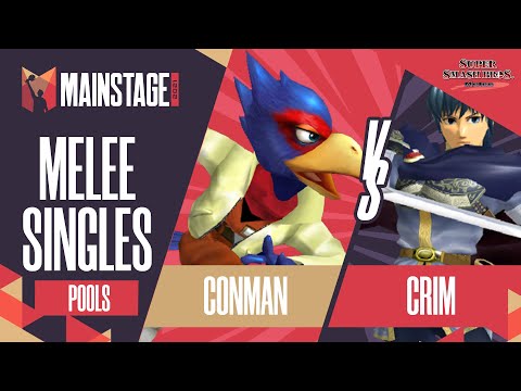 Conman vs Crim - Melee Singles: Pools R2 - Mainstage 2021 | Falco, Fox vs Marth