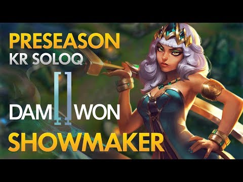 Preseason: Damwon Gaming ShowMaker - Qiyana Mid Lane - KDA 17/1/6