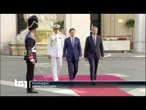 Luca Carabetta intervistato al Tg1 il 28-08-2018