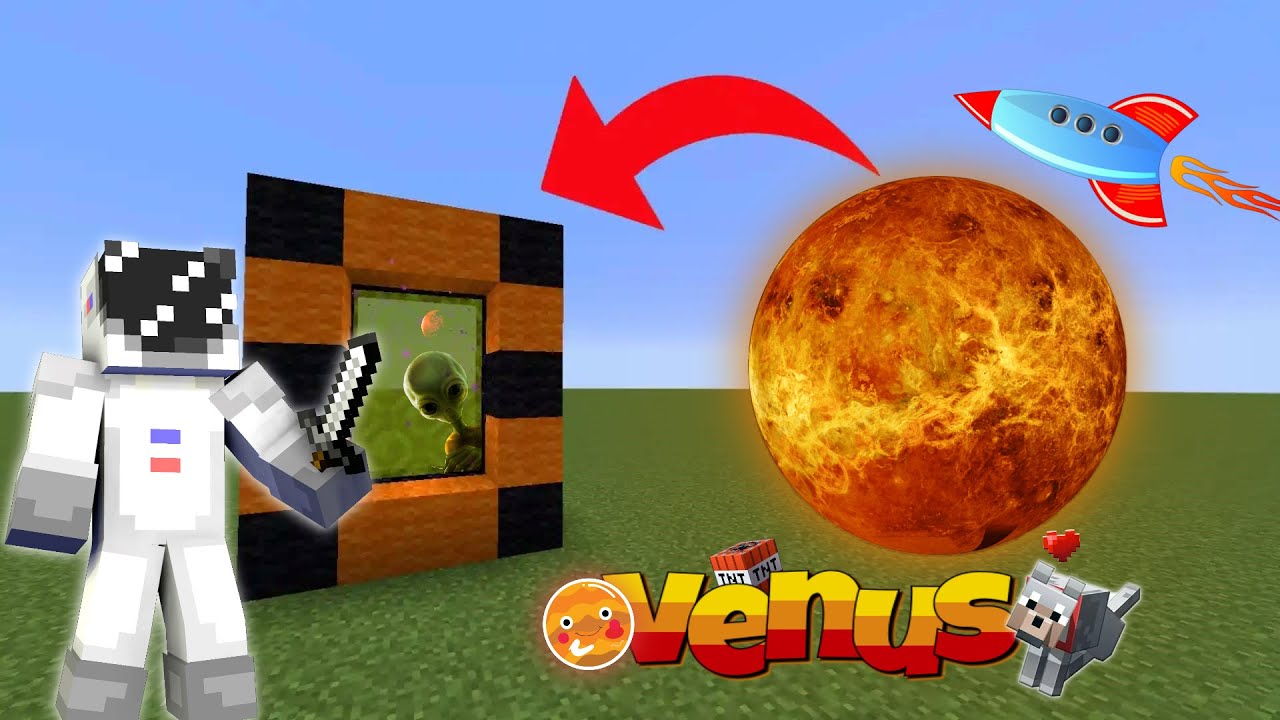 Best Minecraft VENUS Planet Map EVER Created by a Pro!