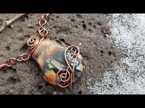 Freeform Wire Wrap Necklace