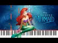 PART OF YOUR WORLD - The Little Mermaid (Kno Piano Music) | Sheets + Piano Tutorial