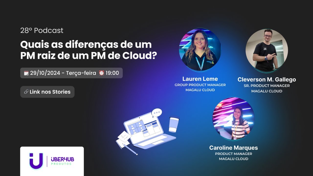 28º Meetup Uberhub Produtos - Quais as diferenças de um PM raiz de um PM de Cloud?