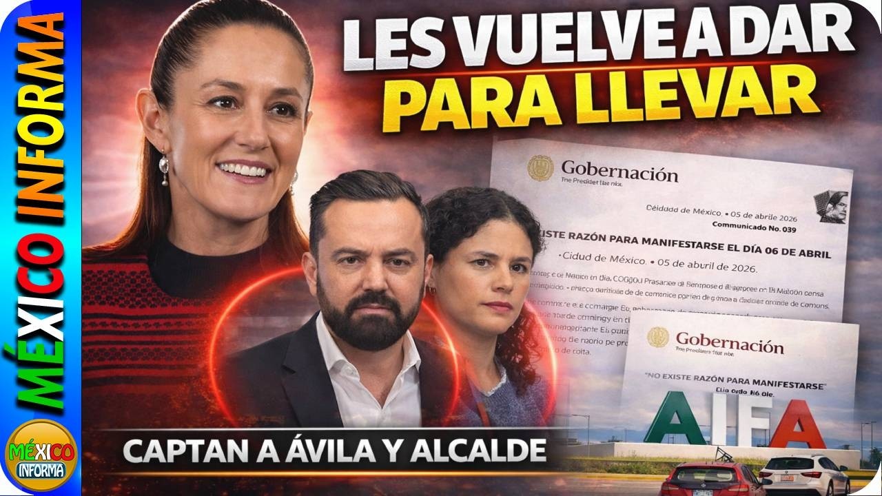 LA PRESIDENTA LES VUELVE A DAR PARA LLEVAR. NUEVO VIDEO DEL AIFA. SEGOB LLAMA AL DIÁLOGO.