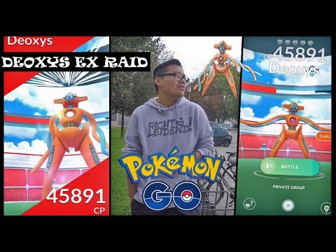 Mein erster DEOXYS EX RAID! aber was ist da los Niantic? Pokemon Go! Video