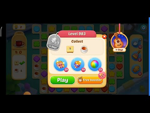 Matchington Mansion Level 983 - My No Booster Level / iOS/ Android