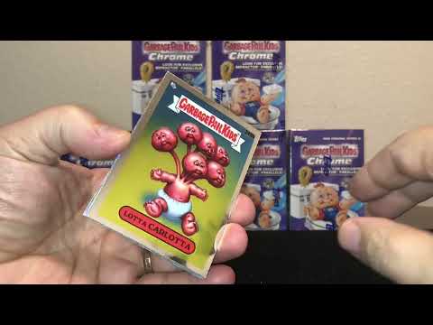 Garbage Pail Kids Chrome 6 Blaster Box Opening (Aqua Prism 6/199)
