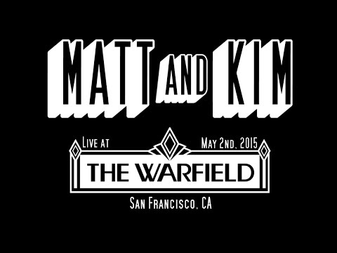 Show Recap: Matt and Kim - Live at The Warfield (San Francisco, CA)