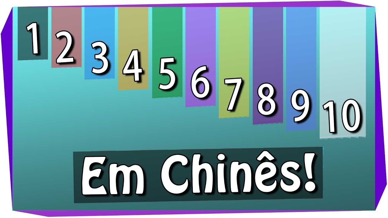 Como Contar de 1 a 10 em Chinês Mandarim | Curso de Chinês | Pula Muralha