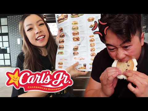Experimentando fast food americano - Comendo CARLS' JR pela primeira vez!