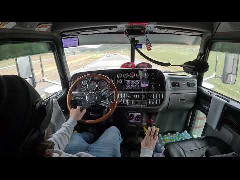 Trucking Corn to Montana in a Peterbilt 389