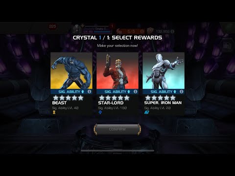 Compensation 5 Star Nexus and 6 Star Crystal opening! (Stability issue) Marvel contest of champions