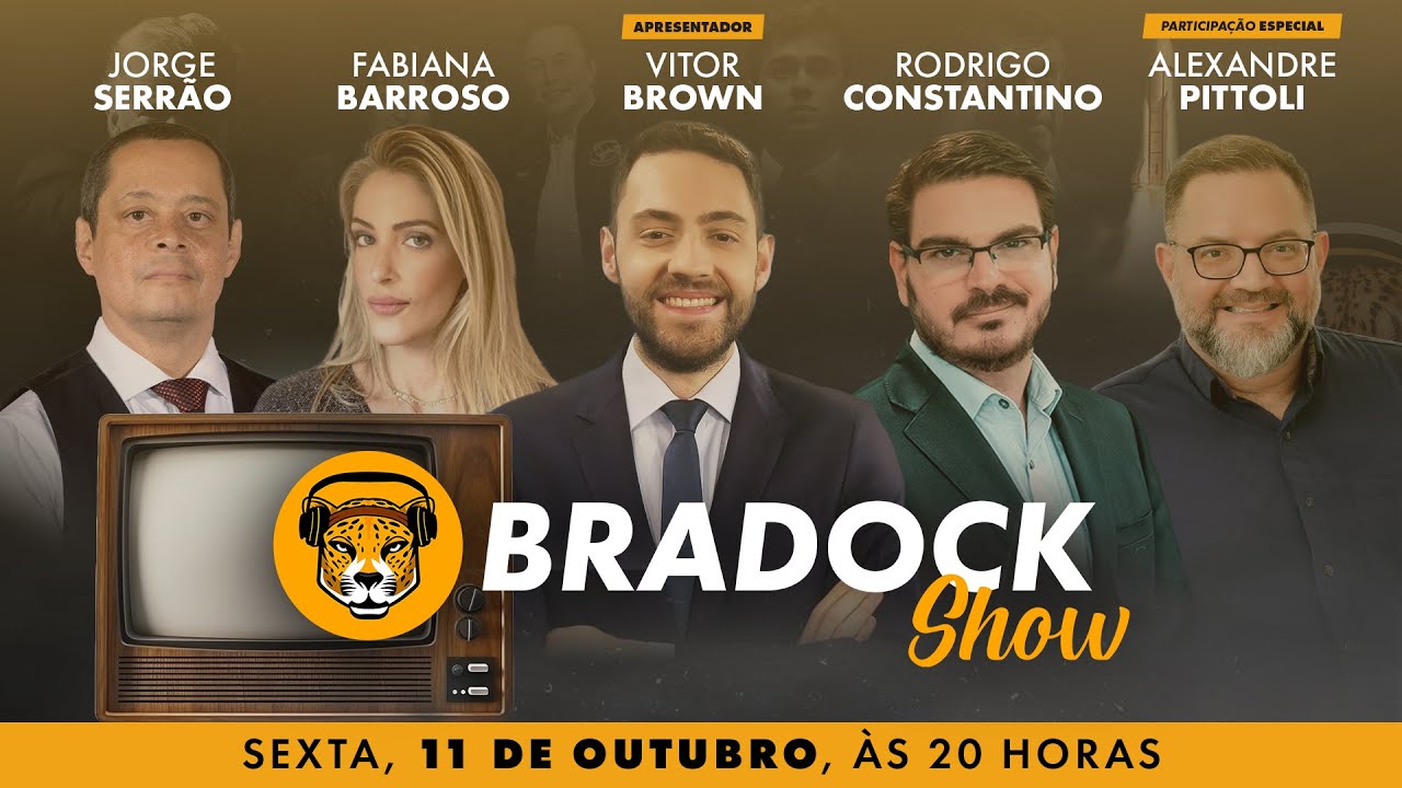 Bradock Show 11/10/24 - Vitor Brown, Rodrigo Constantino, Fabi Barroso, Serrão e Alexandre Pittoli
