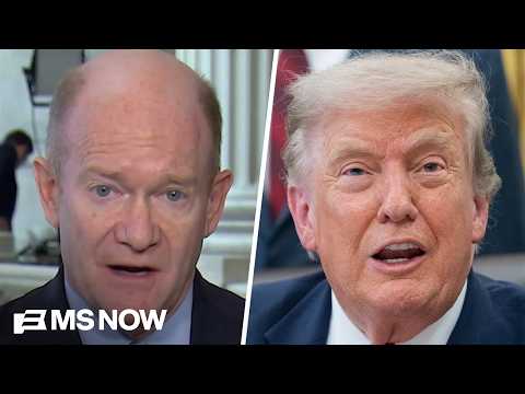 Sen. Coons: Tillis & Cornyn not alone in DOJ fund fight, 'other Republicans weighing in' with WH