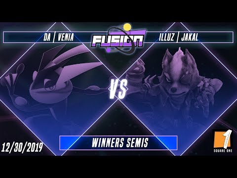 Fusion #4 - DA | Venia (Greninja) Vs. Illuz | Jakal (Wolf/Trainer) - Winners Semis - Smash Ultimate
