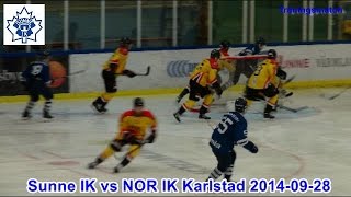 preview picture of video 'Sunne IK vs NOR IK Karlstad 2014 09 28'