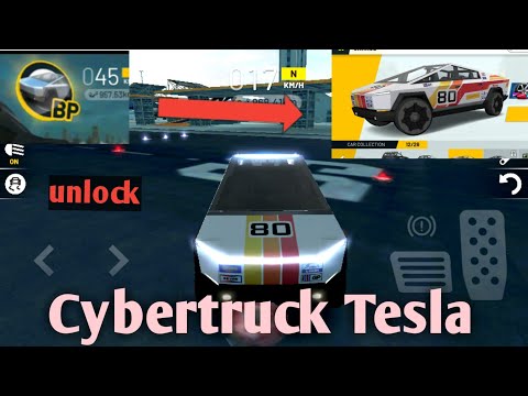 Extreme Car Driving Simulator Tesla Cybertruck unlock - I found the last blueprint  - ECDs #8