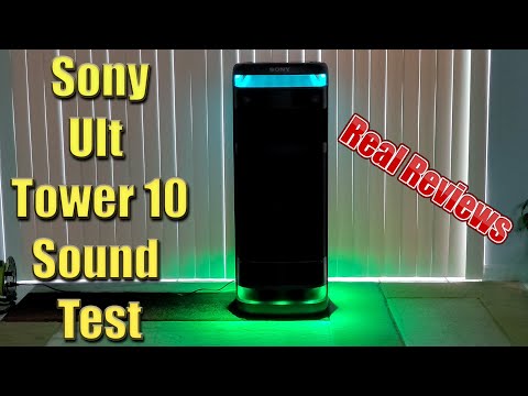 Sony ULT Tower 10 - Sound Test - Real Review