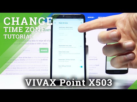 How to Set Up Date & Time on VIVAX Point X503 – Adjust Date & Time Settings