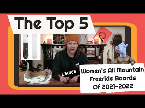 The Top 5 Women's All Mountain Freeride Snowboards of 2021-2022