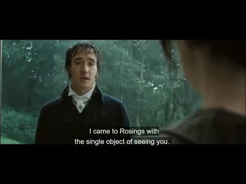 Pride and Prejudice - The Proposal scene