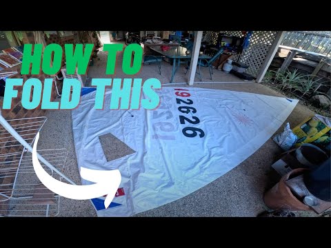 How To Fold a Laser Sail Like a Pro